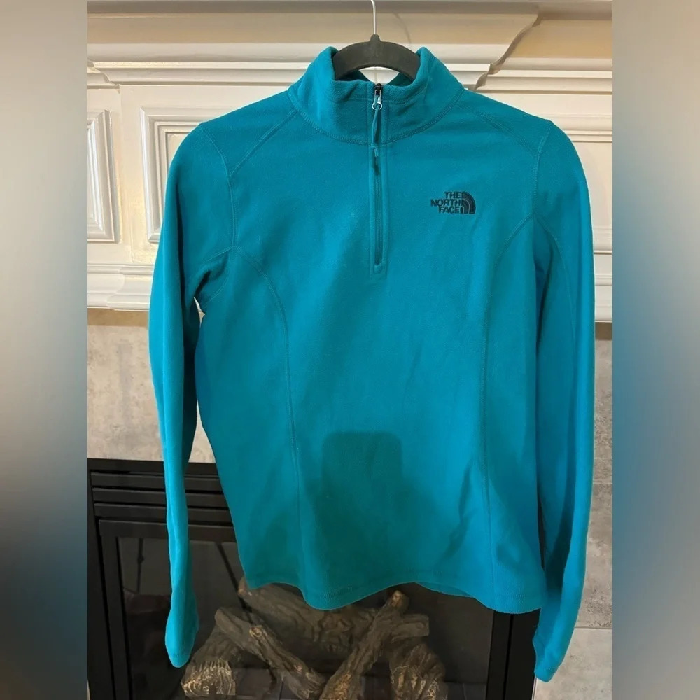 THE NORTH FACE Women Zip Neck Fleece Pullover Size S